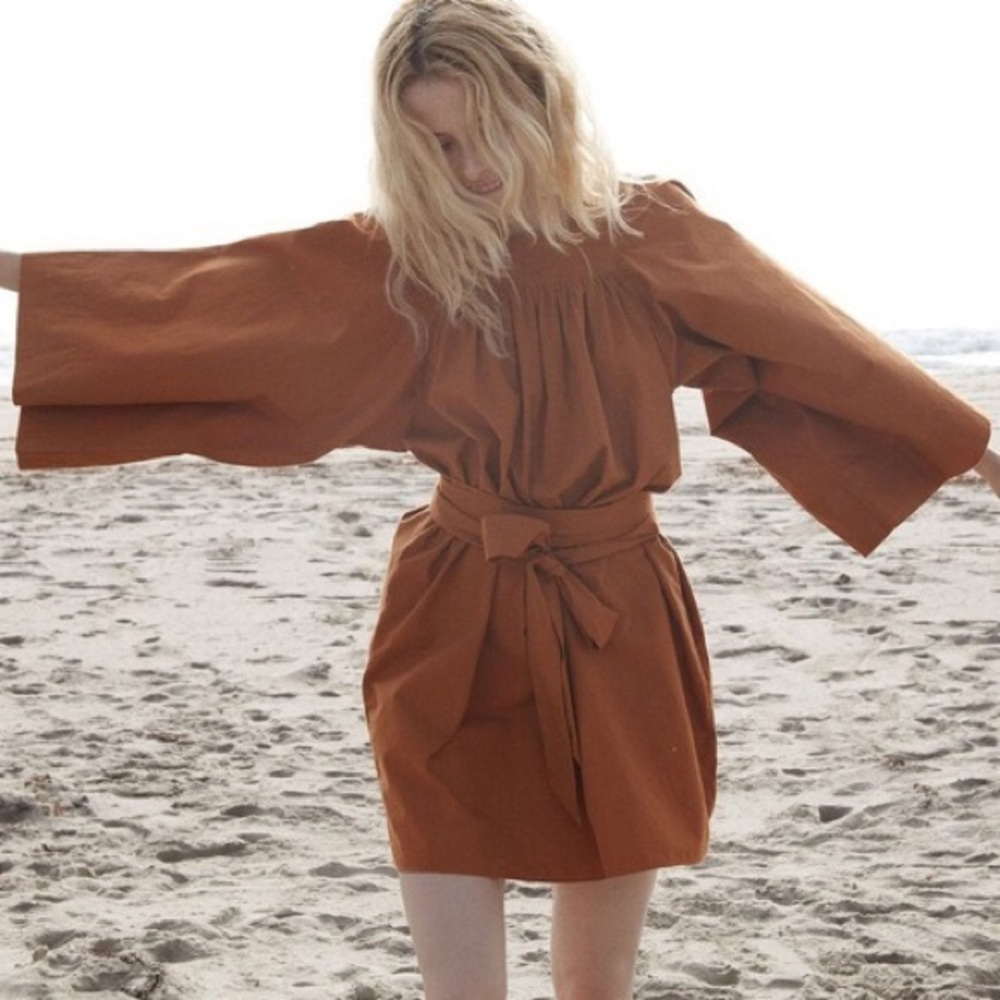 Doen Calder Dress XS in Fawn
